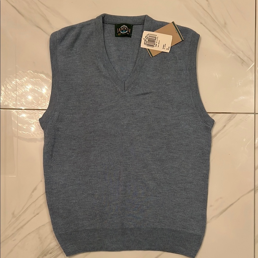 Jantzen Blue V-Neck Sweater